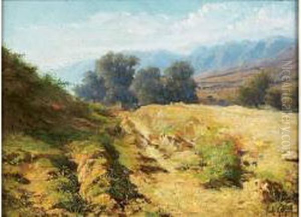 Paysage Oil Painting by Paul-Camille Guigou