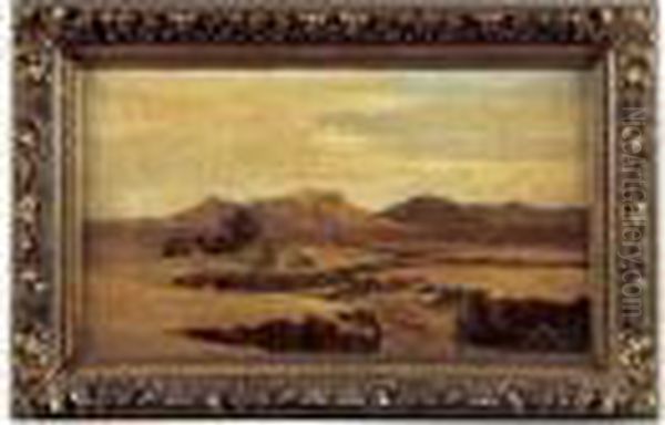 Priere Dans Le Desert Oil Painting by Gustave Achille Guillaumet