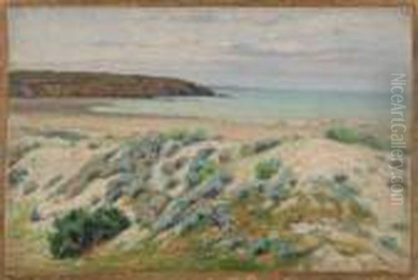 Dunes En Bord De Mer Oil Painting by Charles Victor Guilloux