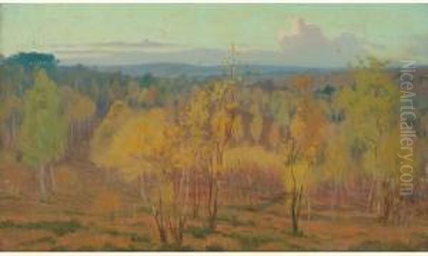  Bois De Montmorency Au Printemps, 1899  Oil Painting by Charles Victor Guilloux