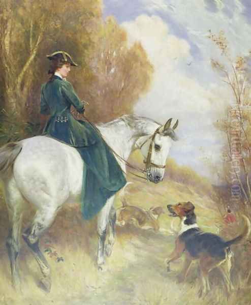 The Pride of the Hunt Oil Painting by John Charlton