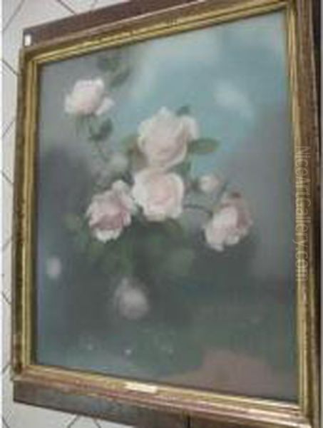 Roses Oil Painting by Lucien Victor Guirand De Scevola