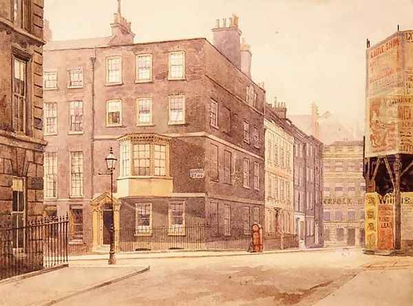 Norfolk Street, c.1880 Oil Painting by John Crowther