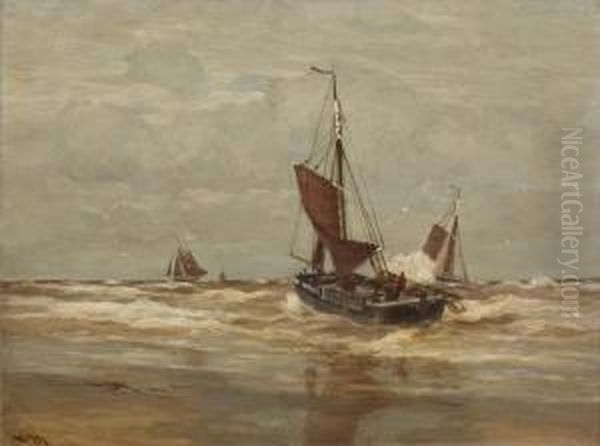 Untitled Oil Painting by Erwin Carl Wilhelm Gunther