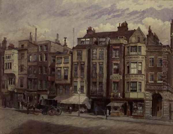 The Strand Oil Painting by John Crowther