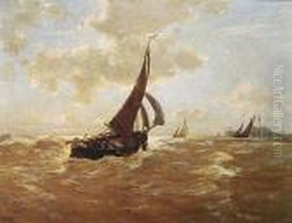 Zaglowki Oil Painting by Erwin Carl Wilhelm Gunther