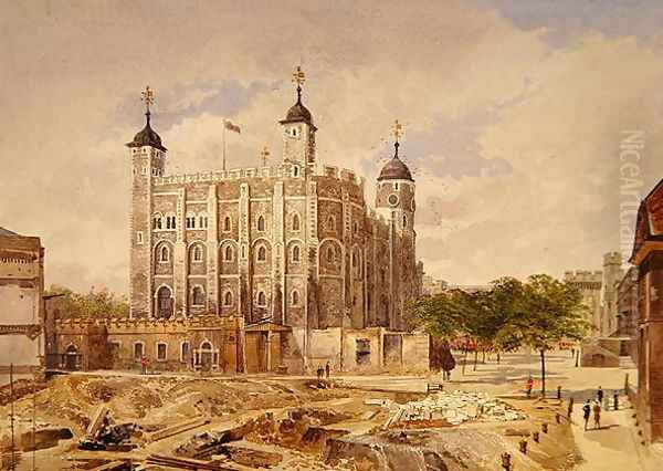 The White Tower, 1883 Oil Painting by John Crowther