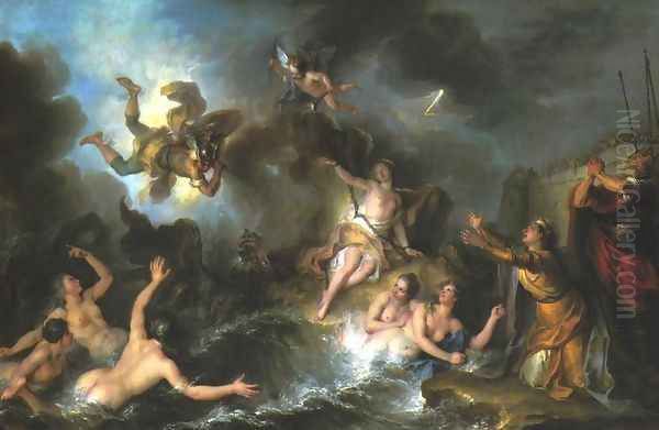 Perseus and Andromeda Oil Painting by Charles-Antoine Coypel