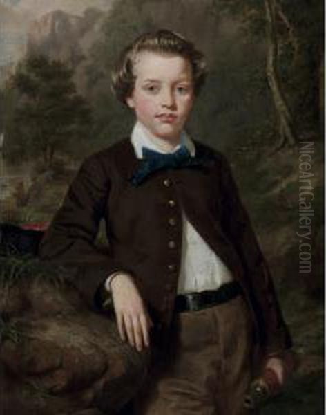 Portrait Of John Taylor Oil Painting by Seymour Joseph Guy