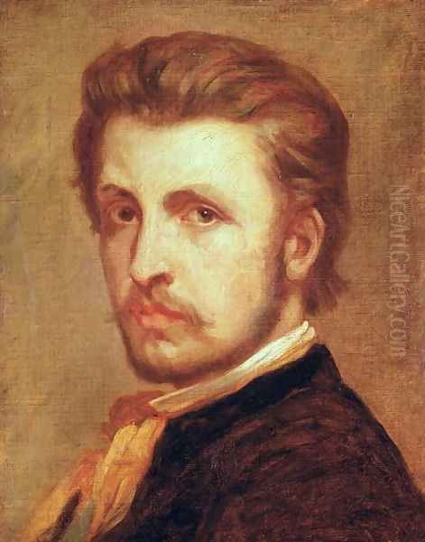 Self Portrait Oil Painting by Thomas Couture