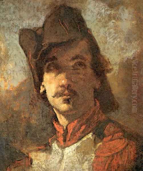 French Volunteer Oil Painting by Thomas Couture