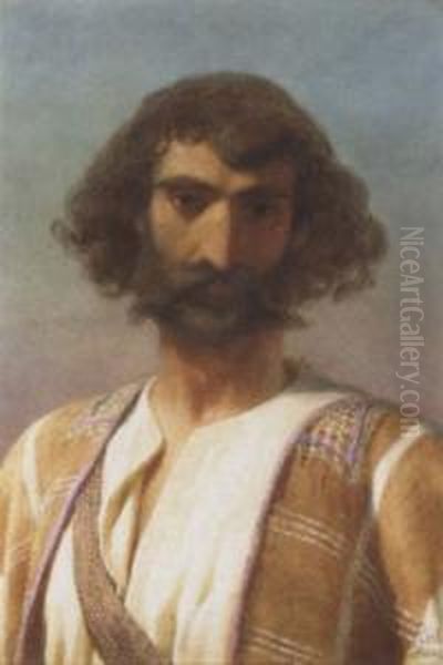 Persian Hadji Oil Painting by Carl Haag