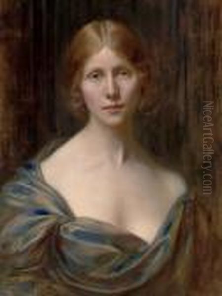 Reverie Oil Painting by Arthur Hacker