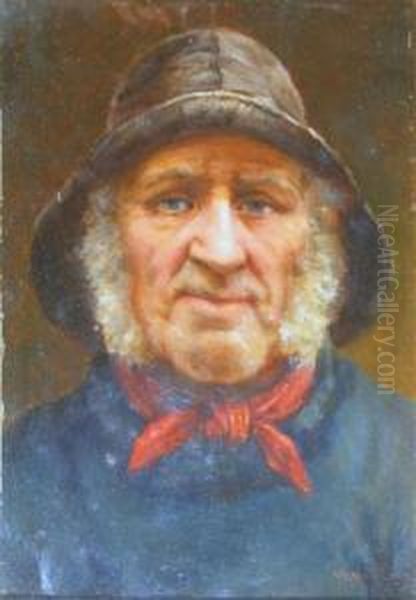 The Skipper Oil Painting by David W. Haddon