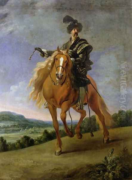 John III Sobieski Oil Painting by Gonzales Coques