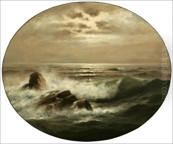 Seascape Oil Painting by Nels Hagerup