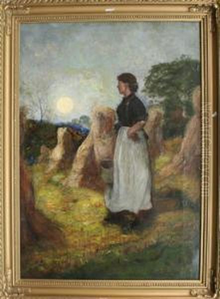 Campesina Oil Painting by Joshua Anderson Hague