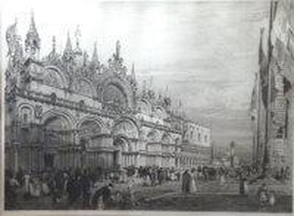 San Marco, Venezia Oil Painting by Axel Herman Haig