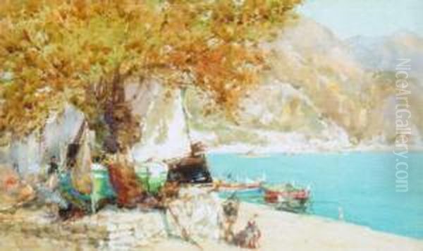 Boat Ashore by George Charles Haite