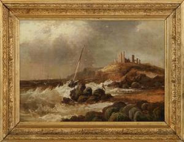 Coastal Scenery. Signed W. Hale Oil Painting by William Matthew Hale