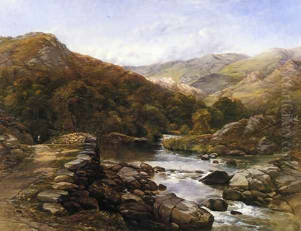 Over the Hills and Far Away Oil Painting by Thomas Creswick