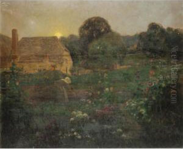 The Vegetable Patch Oil Painting by Frederick Hall