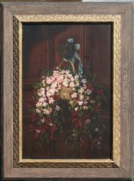 Painting Of Flowers Hanging On A
Door Knob Oil Painting by George Henry Hall