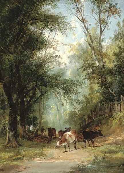 The ford by Thomas Creswick