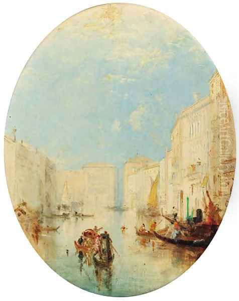 The Grand Canal, Venice Oil Painting by Thomas Creswick