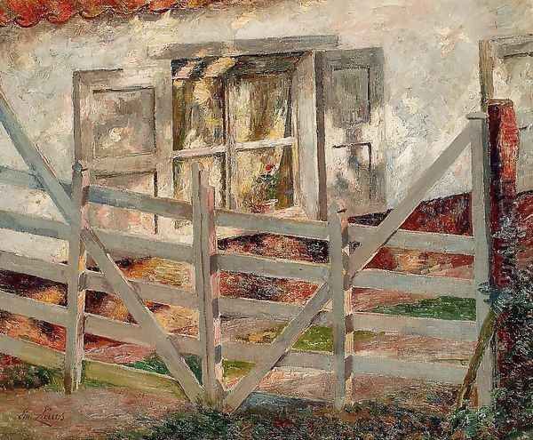 The Gate Oil Painting by Emil Claus