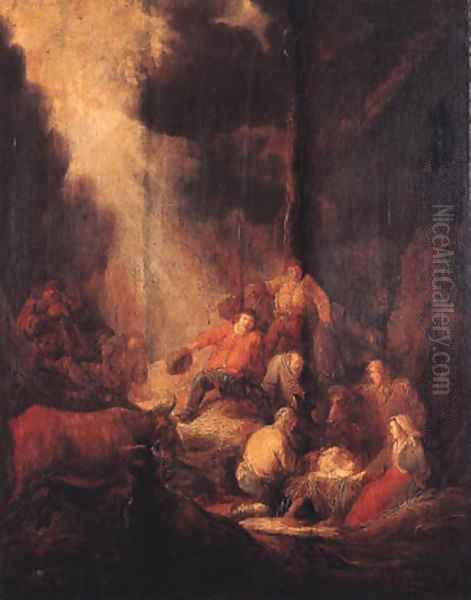 The Adoration of the Shepherds 2 Oil Painting by Benjamin Gerritsz. Cuyp