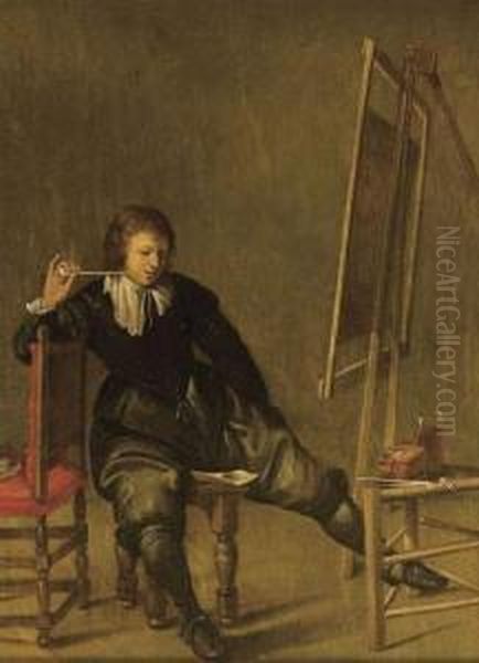 Le Jeune Peintre Oil Painting by Dirck Hals