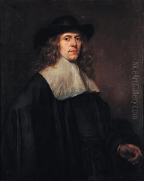 Portrait D'homme Au Chapeau Oil Painting by Frans Hals