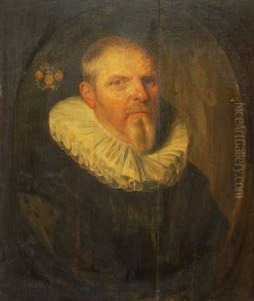 Portrait Of A Gentleman Oil Painting by Frans Hals