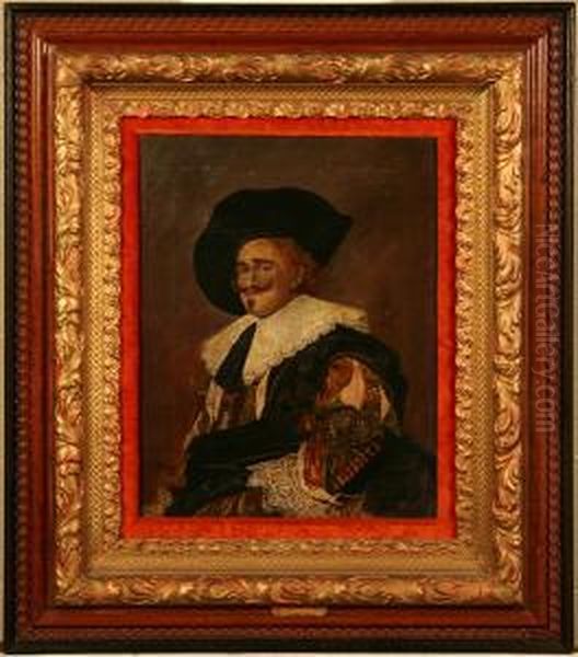 Frans Hals Laughing Cavalier Oil Painting by Frans Hals