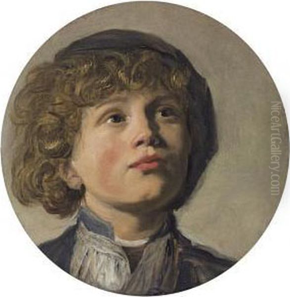 The Head Of A Boy Oil Painting by Frans Hals