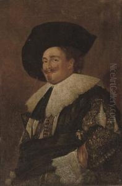 The Laughing Cavalier Oil Painting by Frans Hals