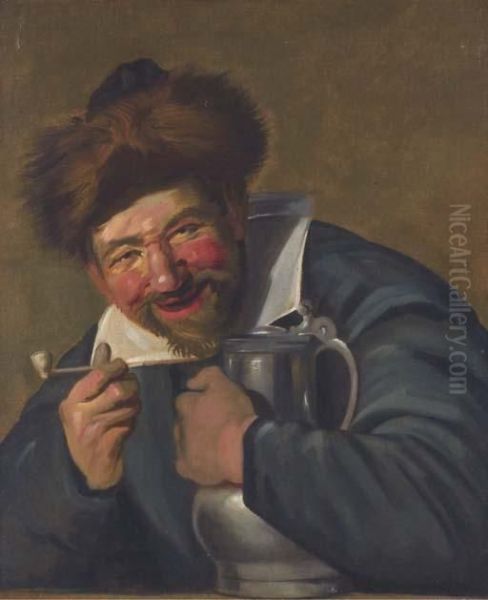 Le Joyeux Buveur Oil Painting by Frans Hals