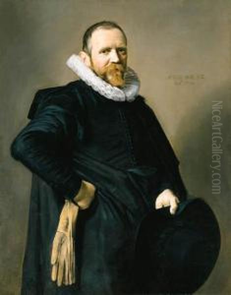 Portrait Of A Gentleman Oil Painting by Frans Hals