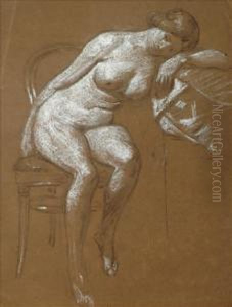 Nude Studies Oil Painting by Keeley Halswelle