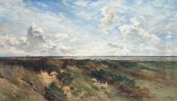 A Breezy Day, Thorpeness Oil Painting by Keeley Halswelle