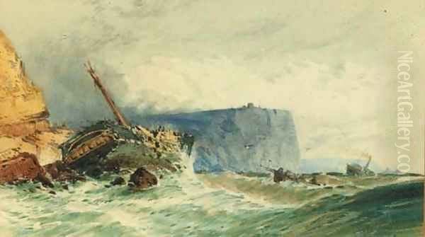 The shipwreck Oil Painting by John Callow