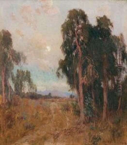 California Landscape, (pasadena) Oil Painting by Hamilton Hamilton