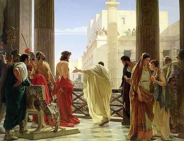 Ecce Homo Oil Painting by Antonio Ciseri