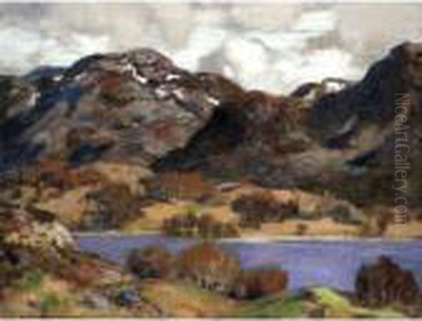 St. Fillans, Perthshire Oil Painting by James Whitelaw Hamilton