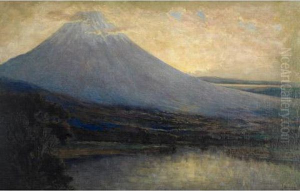 Fuji-yama, Japan Oil Painting by John A. Hammond