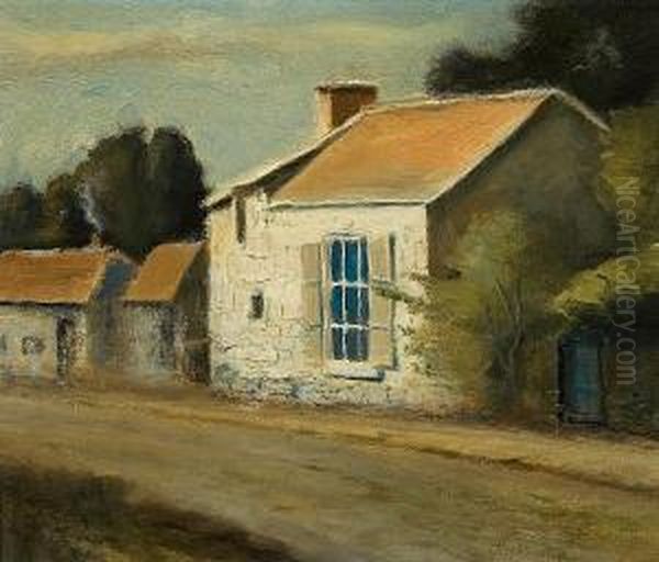 Francois Millet's Studio At Barbizon France Oil Painting by John A. Hammond