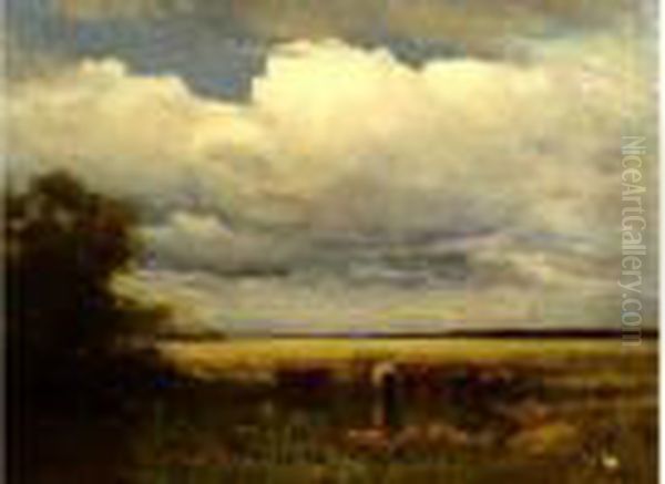 Evening Sackville Marshes Oil Painting by John A. Hammond