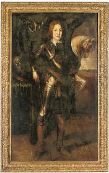 Portrait Of James Butler Oil Painting by Adriaen Hanneman