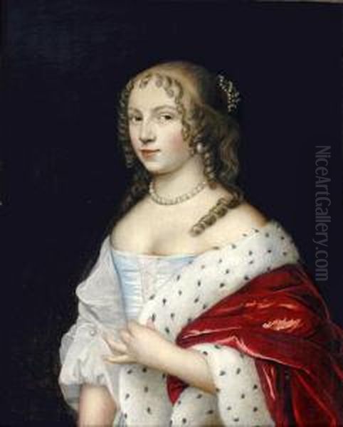 Countess Capelle. Oil Painting by Adriaen Hanneman